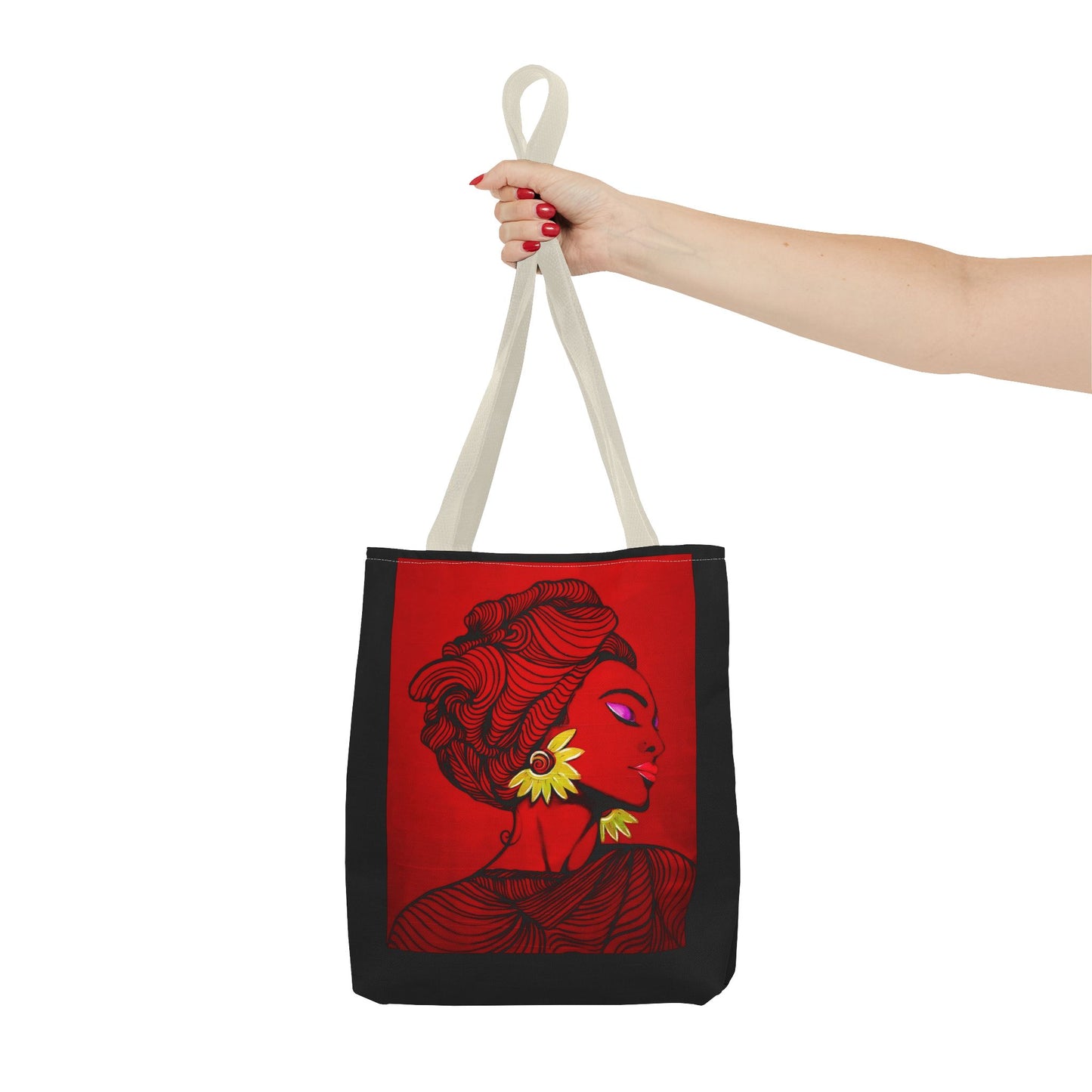 Self Love Art Tote Bag - Meredith Estes Art, Inspirational Canvas Tote, Positive