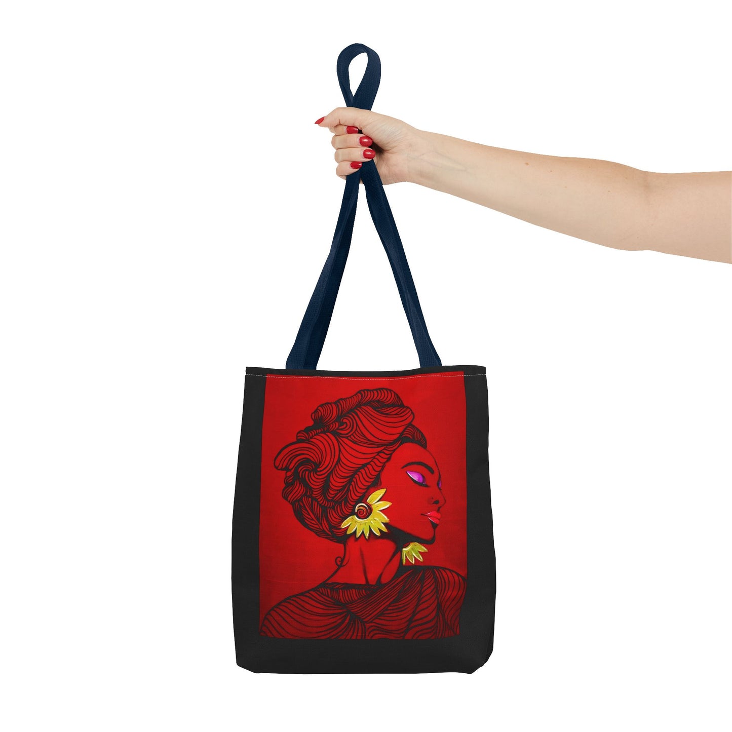 Self Love Art Tote Bag - Meredith Estes Art, Inspirational Canvas Tote, Positive